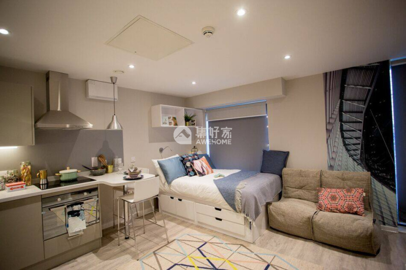 英国莱斯特学生宿舍：De Monfort Mews